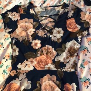 Women’s small floral print skater dress